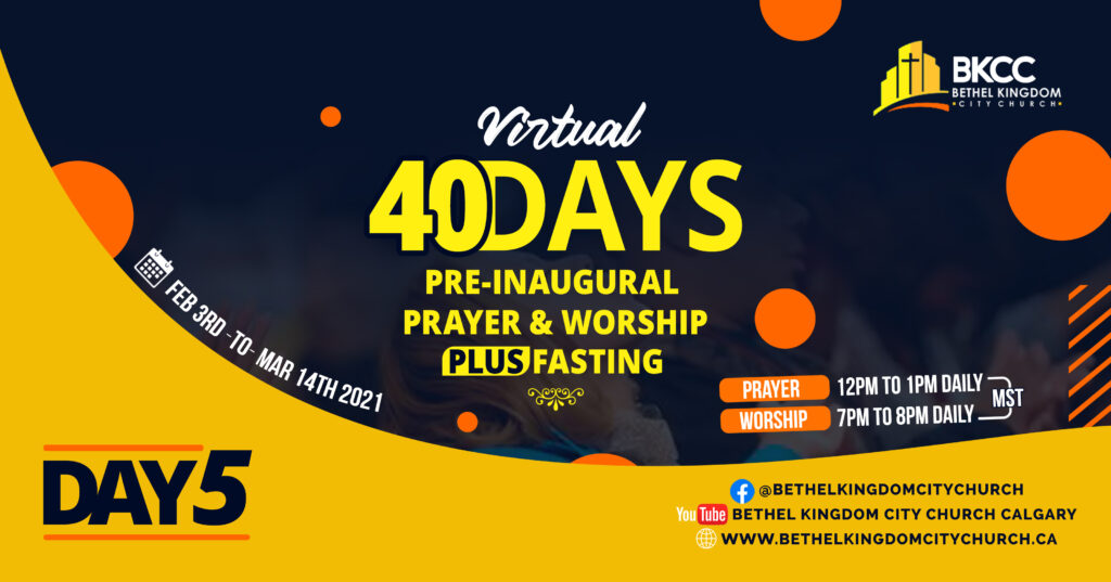 Day 5: Praying For The Light Of The Word Of God - BKCC 40 days prayer and worship