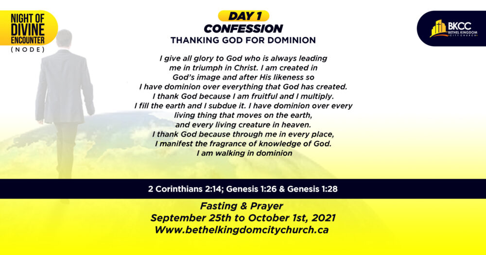 Thank God For Giving Us Dominion BKCC