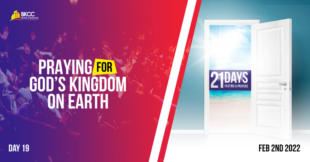 Praying For God’s Kingdom On Earth, Bethel Kingdom City Church Calgary