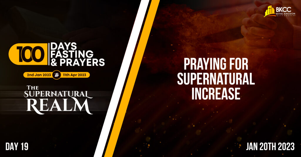 Supernatural Increase