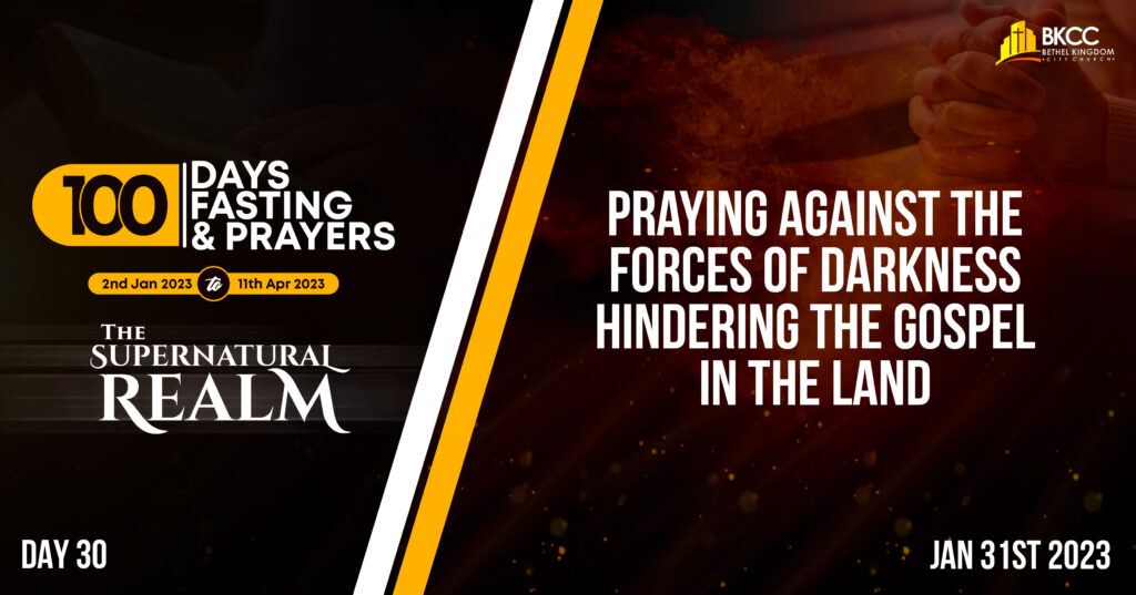 Praying Against The Forces of Darkness