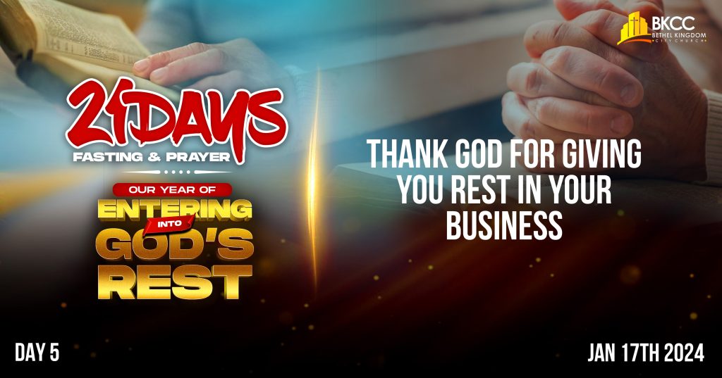 rest in your business