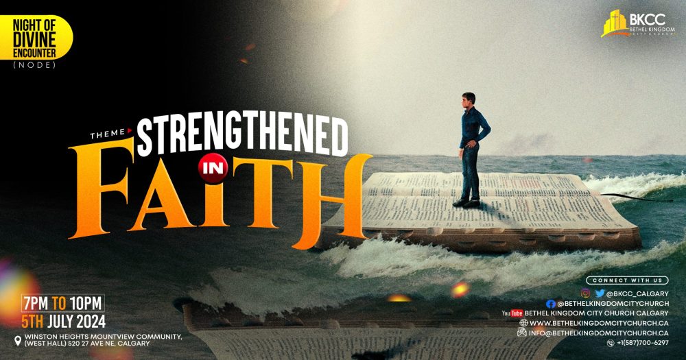Strengthened in Faith, Faith In God's Promises