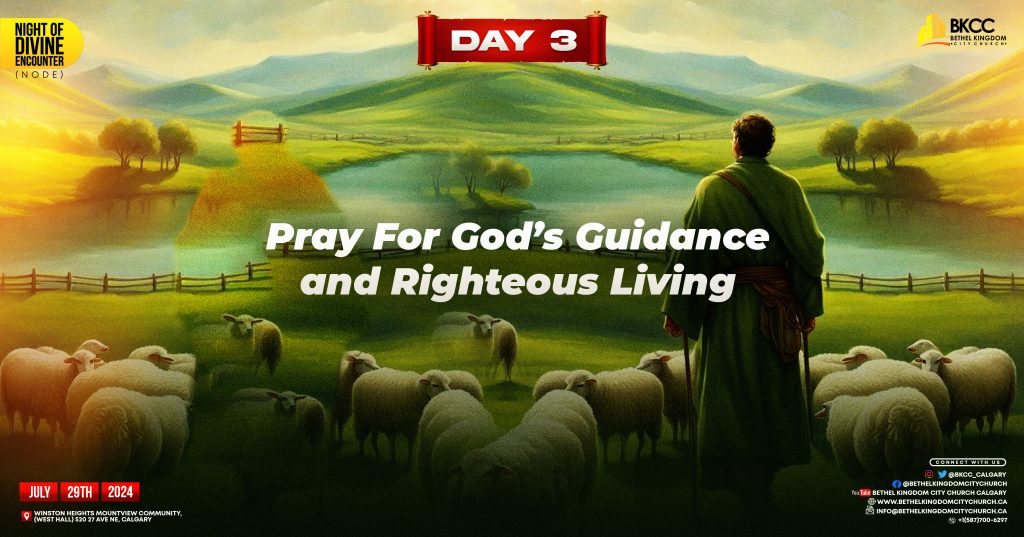 gods guidance and righteous living