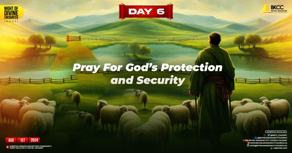 Pray for God's Protection and Security