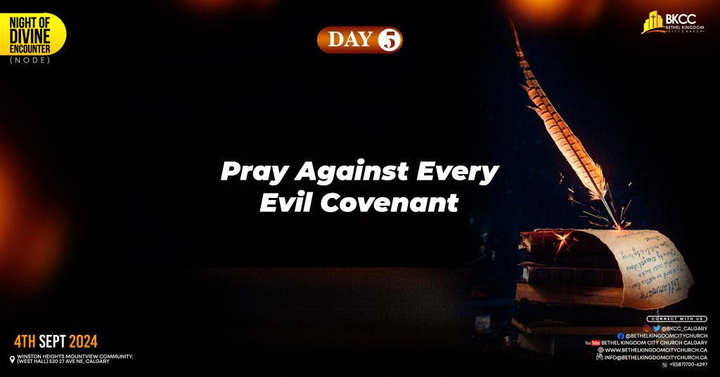 Pray Against Every Evil Covenant