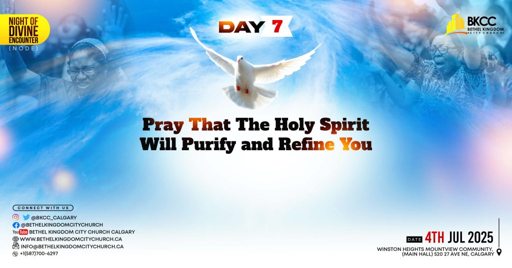 Holy Spirit Will Purify and Refine