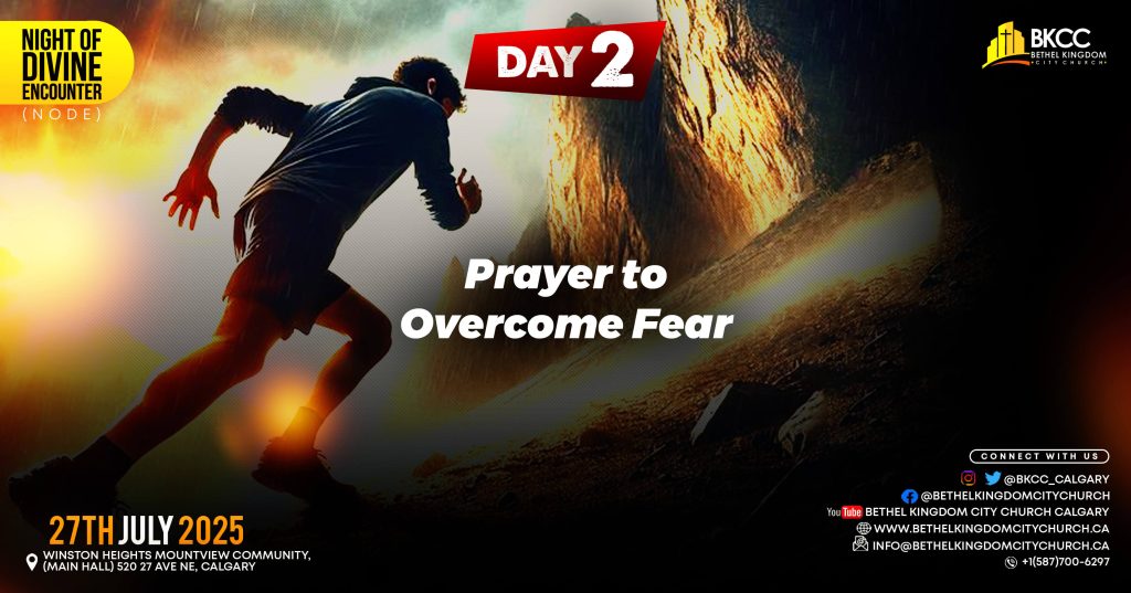 Prayer to overcome fear
