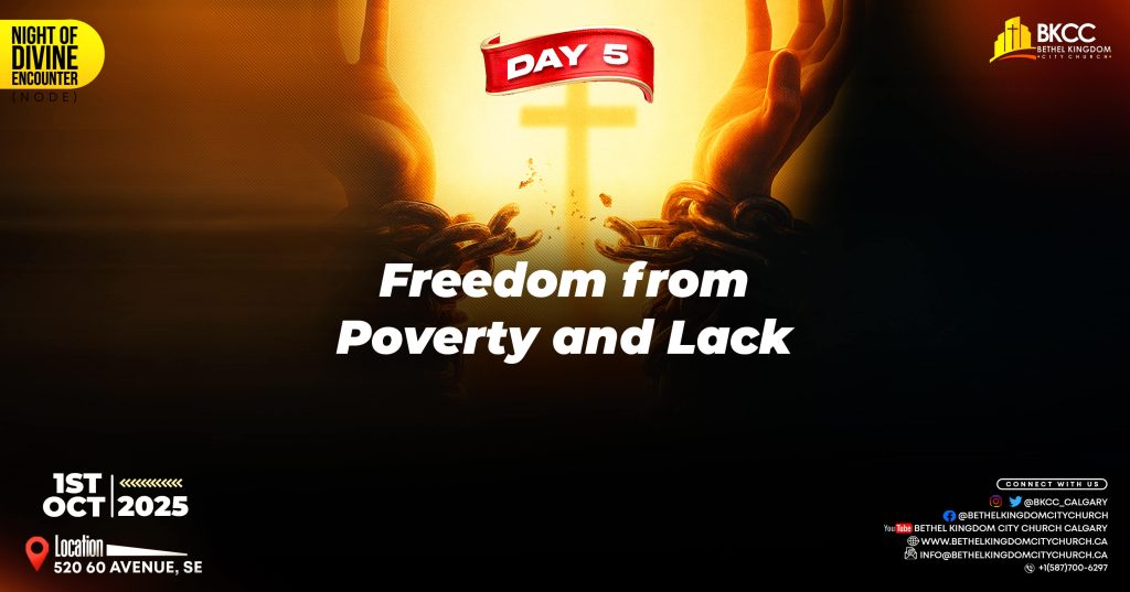 Freedom from Poverty and Lack