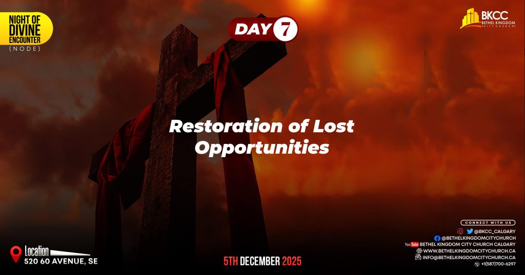 Restoration of Lost Opportunities