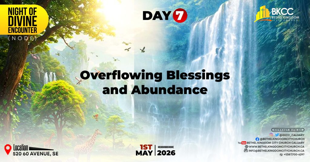 Overflowing Blessings and Abundance