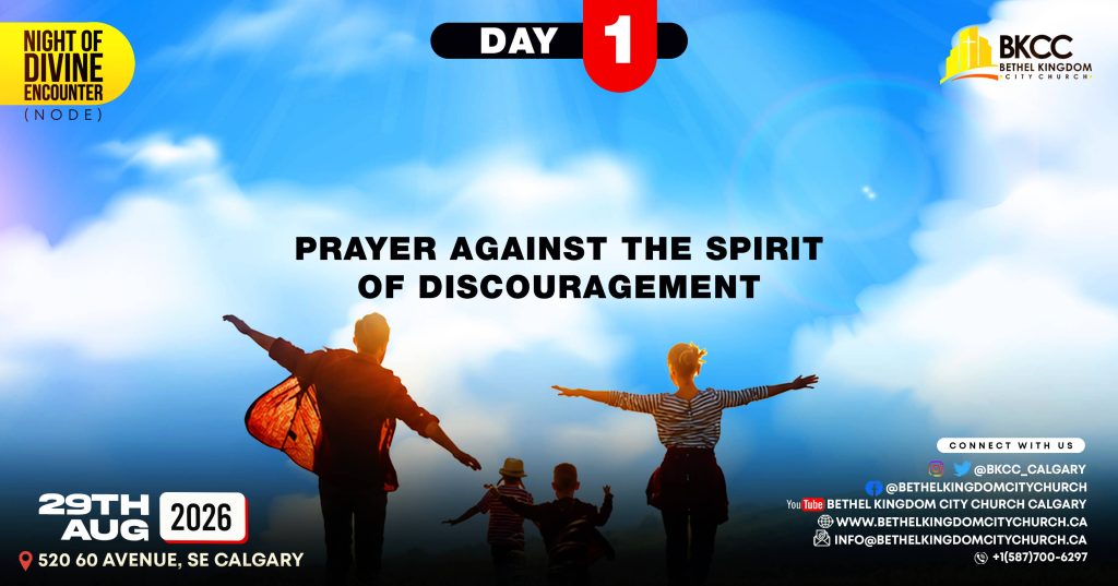 Prayer Against the Spirit of Discouragement