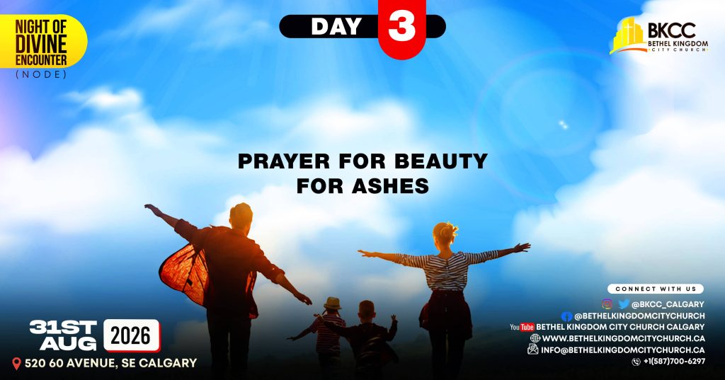 Prayer for Beauty for Ashes