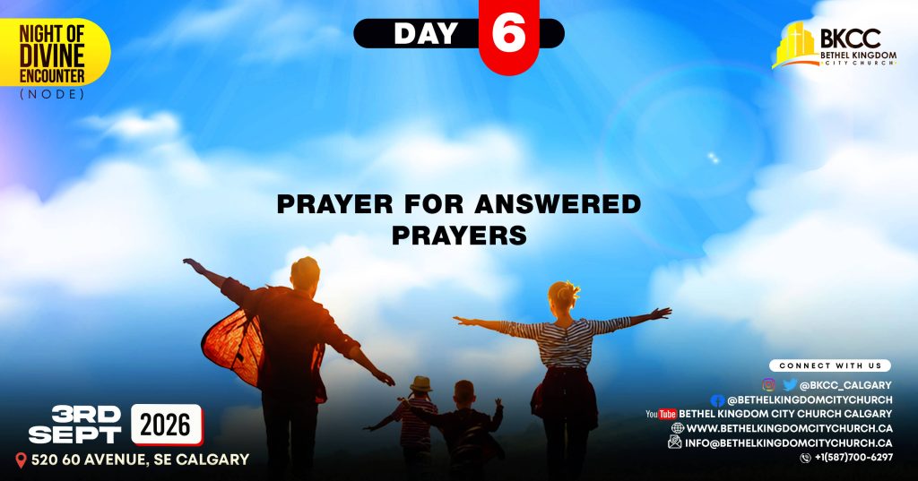 Prayer for Answered Prayers