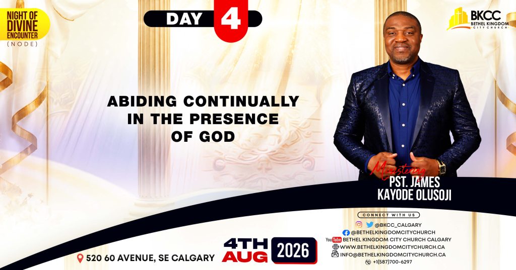 Abiding Continually in the Presence of God