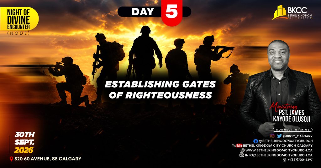 Establishing Gates of Righteousness